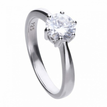 Diamonfire Claw Set 1.50ct Solitaire Ring