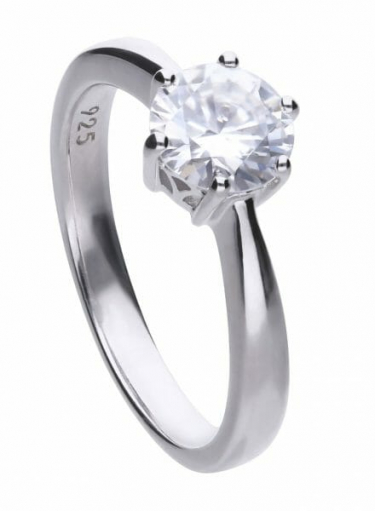 Diamonfire Claw Set 1.50ct Solitaire Ring