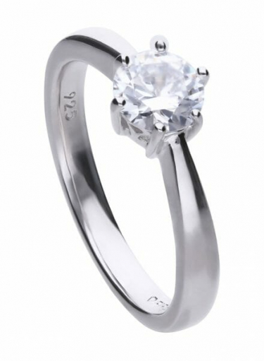 Diamonfire Claw Set 1.00ct Solitaire Ring