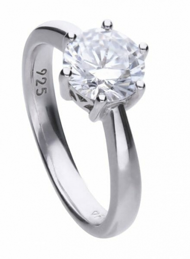 Diamonfire Claw Set 2.00ct Solitaire Ring