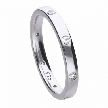 Diamonfire Spaced Stone Set Band