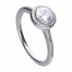 Diamonfire Round Pave Halo Ring