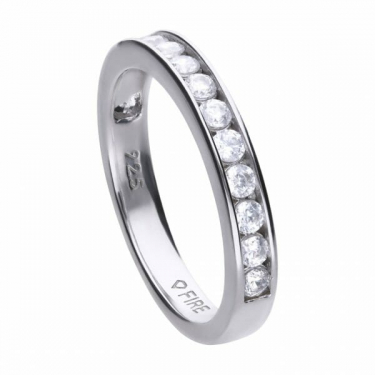 Diamonfire Channel Bezel Set Ring