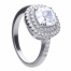 Diamonfire Double Halo Zirconia Ring