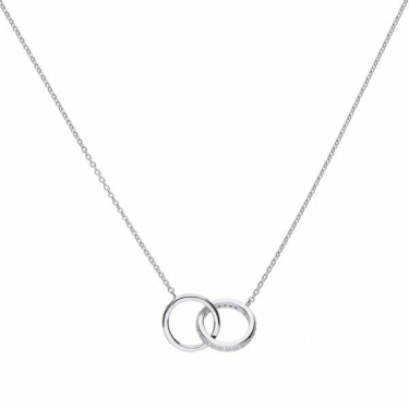 Diamonfire Interlocking Ring Necklace