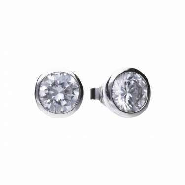 Diamonfire Bezel Set 4.00ct Stud Earrings