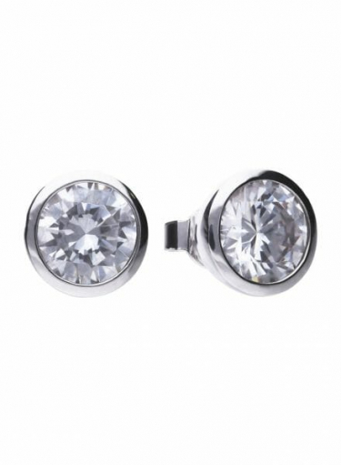 Diamonfire Bezel Set 4.00ct Stud Earrings