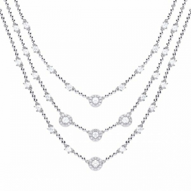 Diamonfire Multi Strand Cocktail Drop Necklace