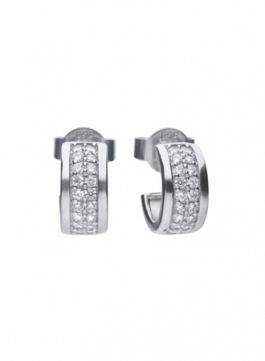 Diamonfire Classic Half Creole Earrings