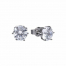 Diamonfire Claw Set 3.00ct Solitaire Stud Earrings