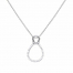 Diamonfire Oval Drop Necklace