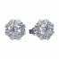 Diamonfire Cluster Stud Earrings