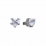 Diamonfire Heart Stud Earrings