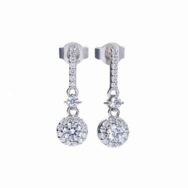 Diamonfire Pendulum Earrings