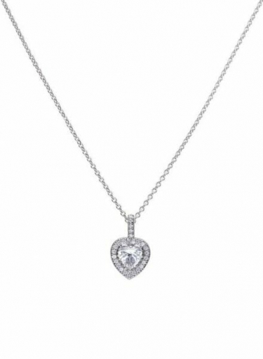 Diamonfire Heart Cluster Pendant