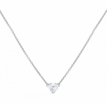 Diamonfire Solitaire Heart Necklace