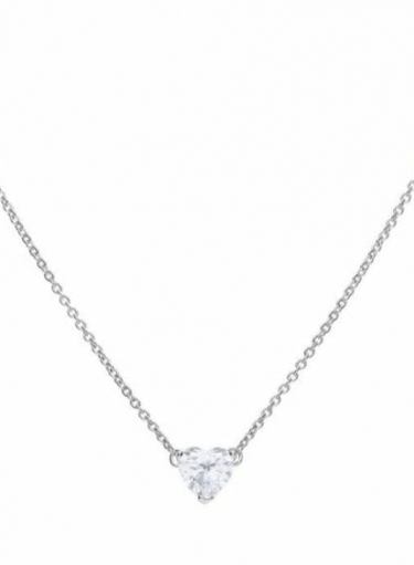 Diamonfire Solitaire Heart Necklace