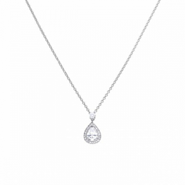 Diamonfire Teardrop Cluster Necklace