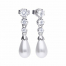 Diamonfire Pearl Drop Earrings