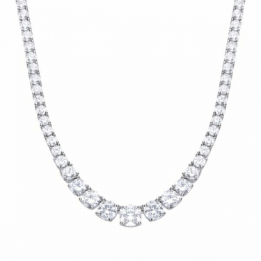 Diamonfire Graduated Tennis Necklace