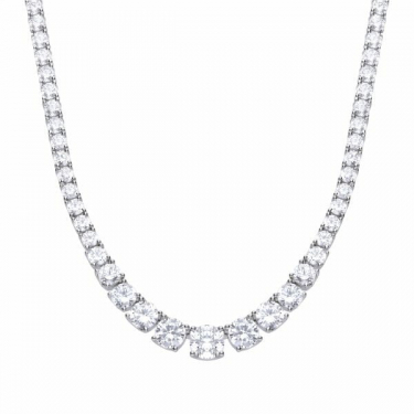 Diamonfire Graduated Tennis Necklace