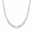 Diamonfire Graduated Tennis Necklace