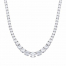 Diamonfire Graduated Tennis Necklace