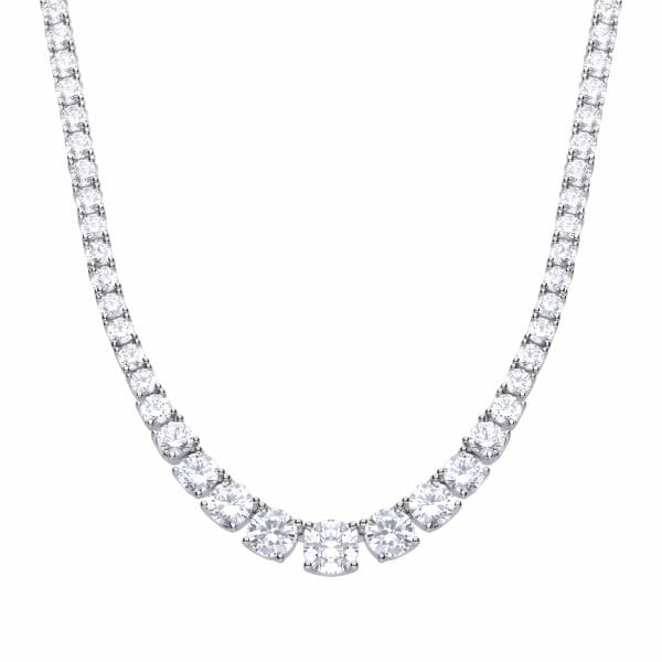 Diamonfire Graduated Tennis Necklace - Heptinstalls Jewellers of ...