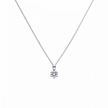 Diamonfire Claw Set 1.00ct Solitaire Necklace
