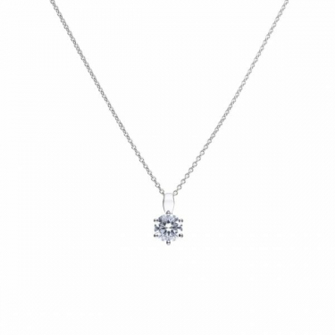 Diamonfire Claw Set 1.50ct Solitaire Necklace