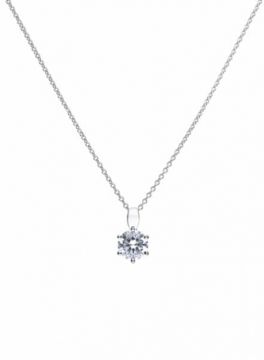 Diamonfire Claw Set 1.50ct Solitaire Necklace