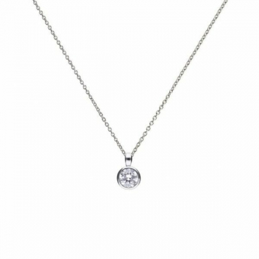 Diamonfire Bezel Set 1.00ct Solitaire PendantDiamonfire Bezel Set 1.00ct Solitaire Pendant