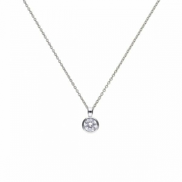 Diamonfire Bezel Set 1.00ct Solitaire PendantDiamonfire Bezel Set 1.00ct Solitaire Pendant