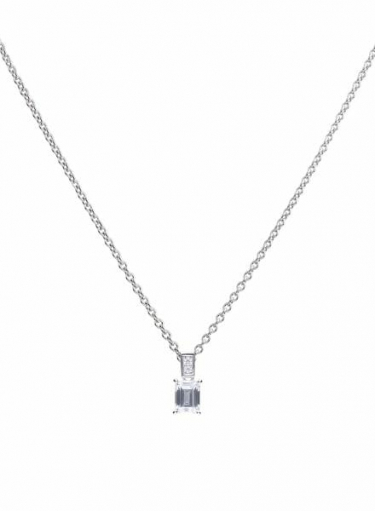 Diamonfire Emerald Cut Pendant