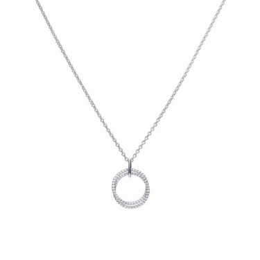Diamonfire Entwined Circles Necklace