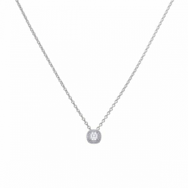 Diamonfire Double Halo Zirconia Pendant