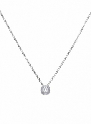 Diamonfire Double Halo Zirconia Pendant