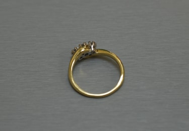 18ct Yellow Gold Trilogy 0.50ct Diamond Preowned Ring