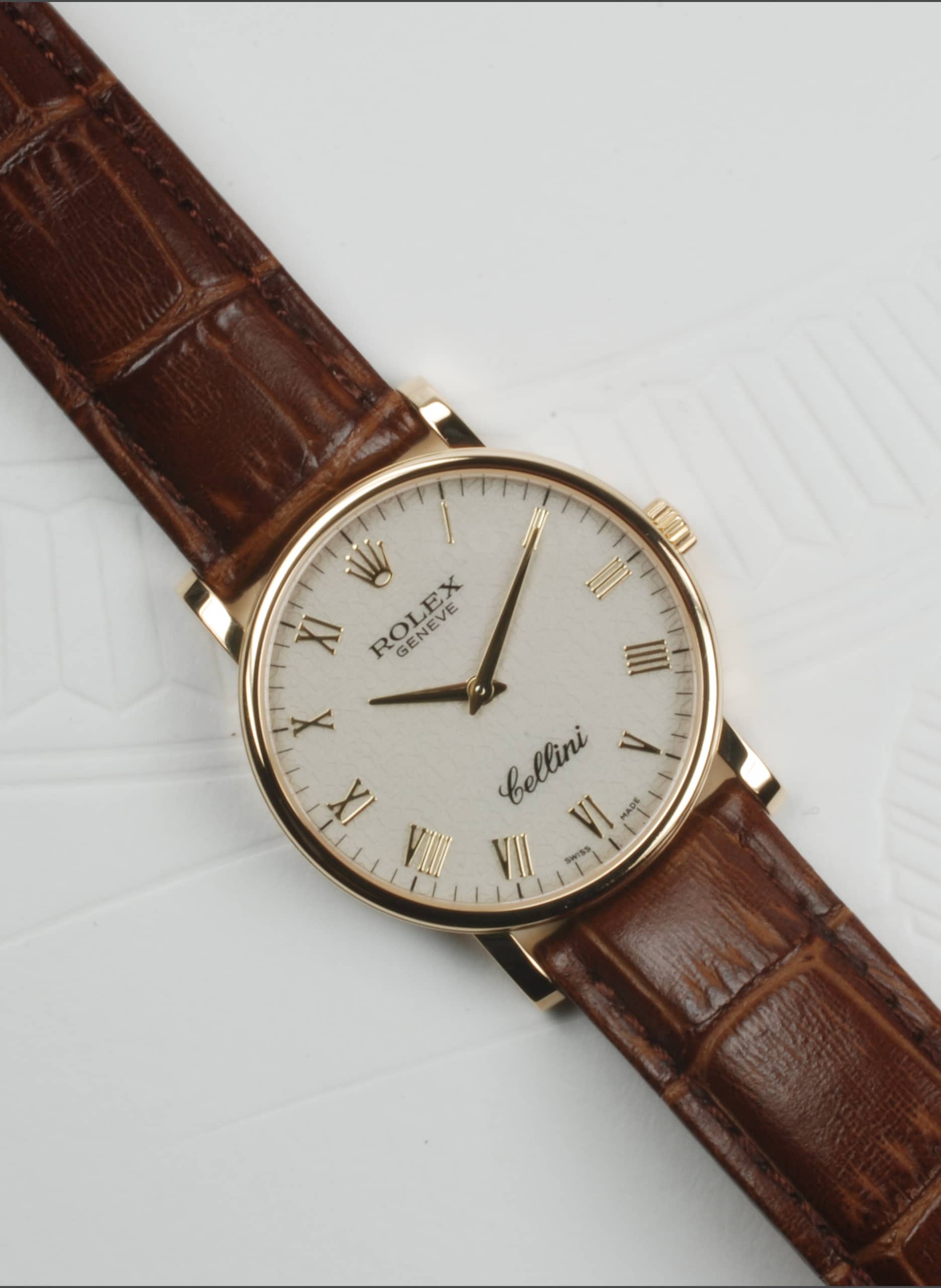 Rolex Cellini 5515/8 From 2015 Manual Preowned Watch