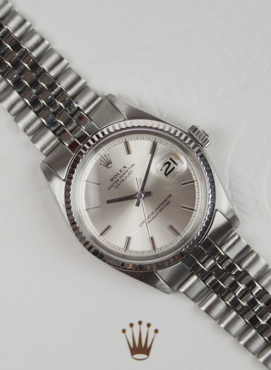Rolex Datejust 1601 From 1970 Automatic Preowned Watch